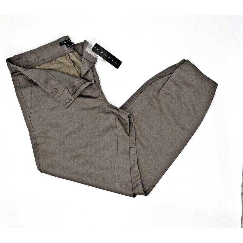 Theory 'Kessie' Elastic Hemline Crop Pants, Size: 6 NWT $235.00